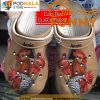 Personalized Name Chicken 3D Crocs On Zipper Classic Clog