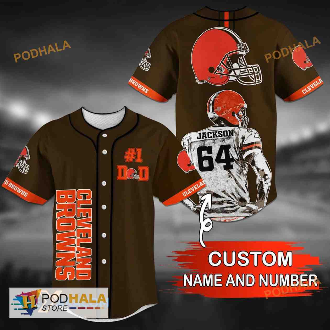 cleveland browns jersey number 1