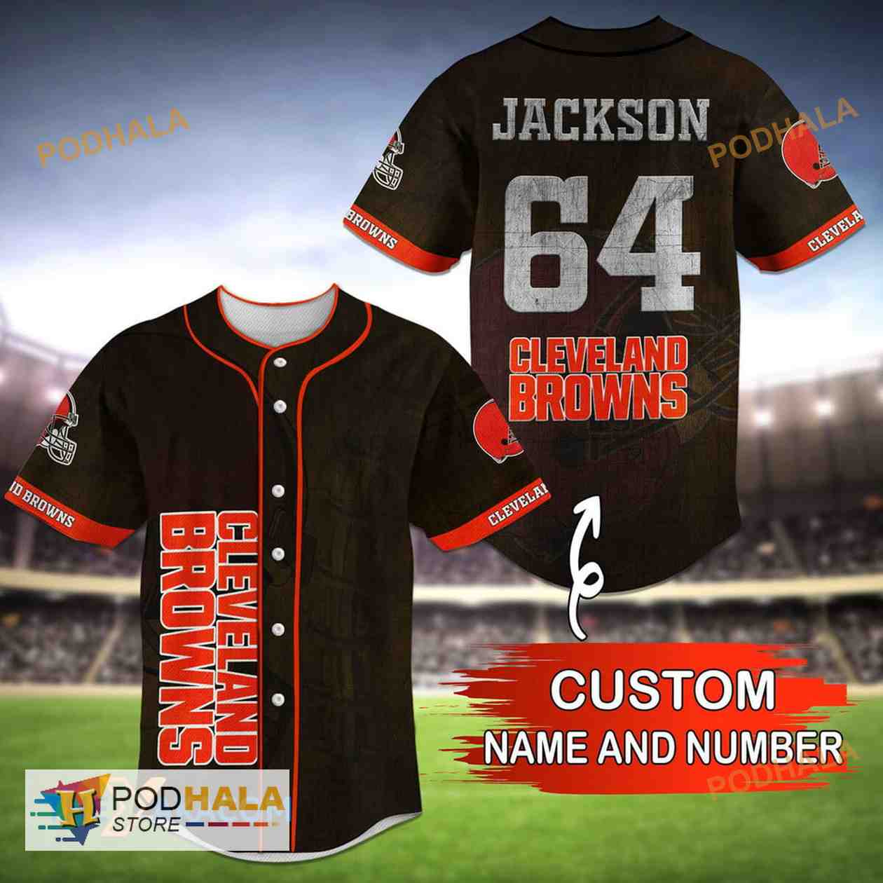 black browns jersey