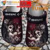 Personalized Name Crimson Sugar Skull 3D Crocs