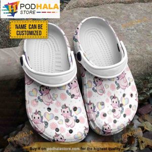 Personalized Name Cute Baby Unicorn 3D Crocs