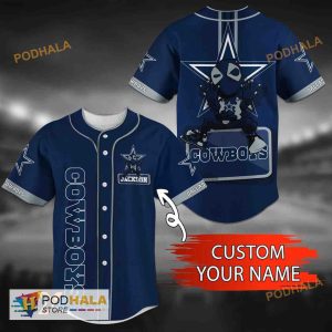 NFL Detroit Lions Baseball Jersey 3D Personalized Skull