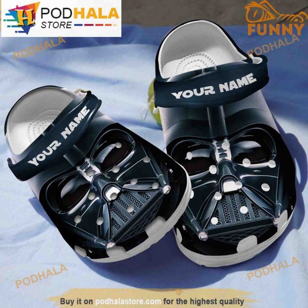 Personalized Name Darth Vader 3D Crocs