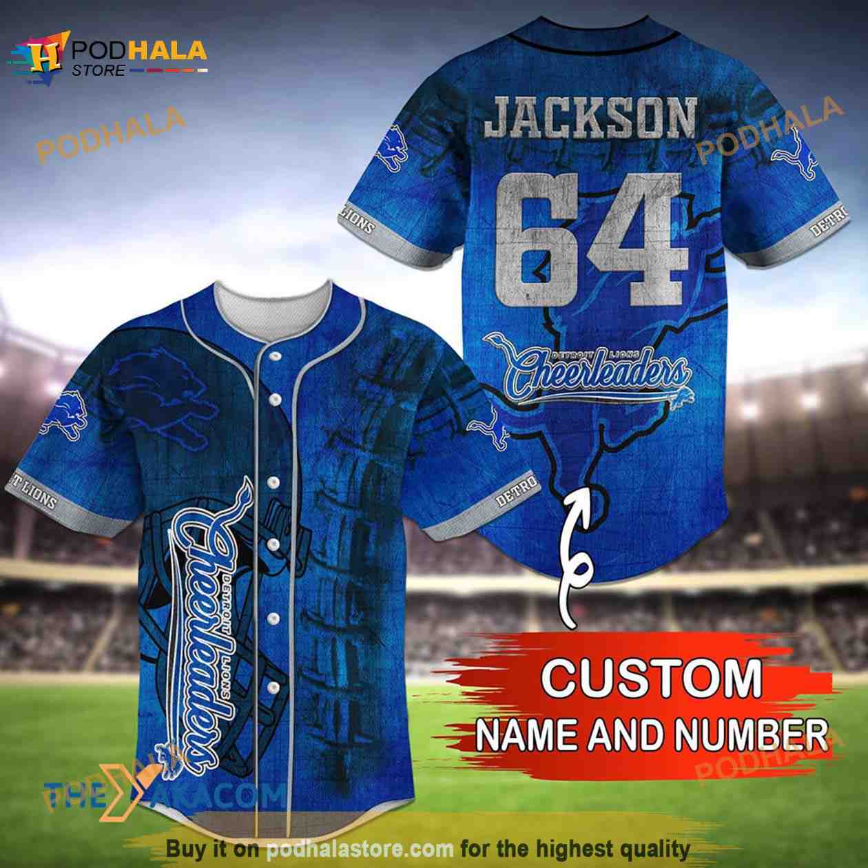 Custom lions jersey fashion