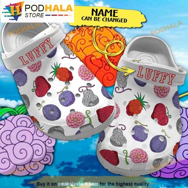 Personalized Name Devil Fruit One Piece 3D Crocs
