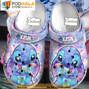 Personalized Name Disney Cute Stitch 3D Crocs