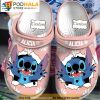 Personalized Name Flower Stitch 3D Crocs
