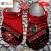 Personalized Name Football Crocs Tb Buccaneers Polka Dots Colors Clog Shoes