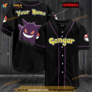 Personalized Name Hitmonlee Pokemon 3D Baseball Jersey - Bring Your Ideas,  Thoughts And Imaginations Into Reality Today