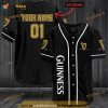 Personalized Name Guinness Beer Custom 3D Baseball Jersey