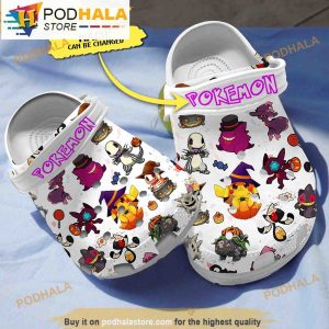 Personalized Name Halloween Character Pokemon 3D Crocs
