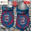 Personalized Name Hockey Crocs Cavalanche Color Splash Clog Shoes