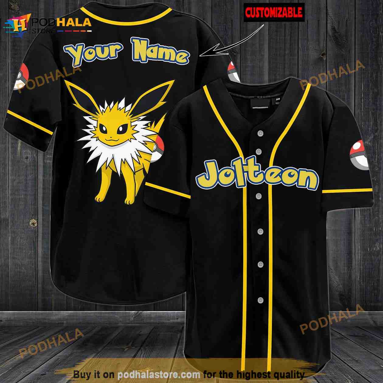 Personalized Name Hitmonlee Pokemon 3D Baseball Jersey - Bring Your Ideas,  Thoughts And Imaginations Into Reality Today