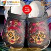 Personalized Name Lady Skull 3D Crocs