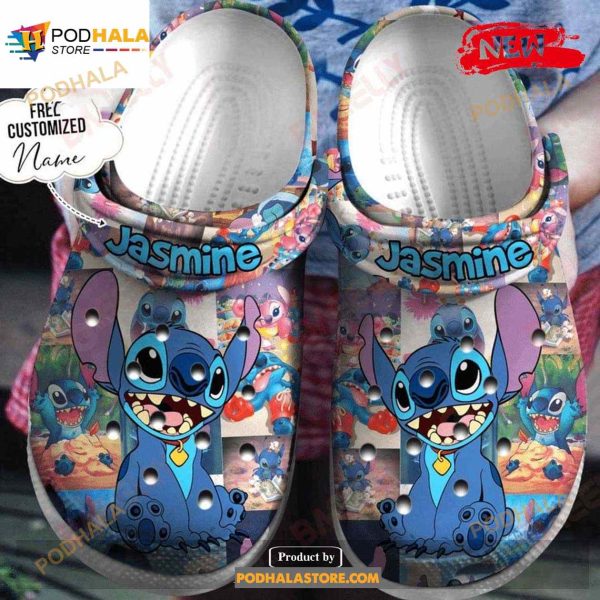 Personalized Name Lilo – Stitch Crocs Crocband Clog Comfortable Water Shoes