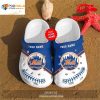 Personalized Name New York Mets Mlb Teams Gift For Fans Rubber Crocs Clog Shoes