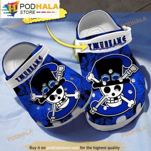 Personalized Name One Piece Skull 3D Crocs