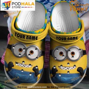 Personalized Name Otto Minions 3D Crocs