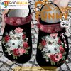 Personalized Name Owl Red Floral 3D Crocs Classic Clog