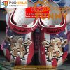 Personalized Name Patriotic Cow 3D Crocs Classic Clog