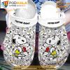 Personalized Name Pattern Snoopy 3D Crocs