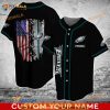 Personalized Name Philadelphia Eagles NFL 3D Baseball Jersey Shirt 2