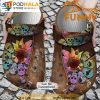 Personalized Name Skull Sunflower 3D Crocs