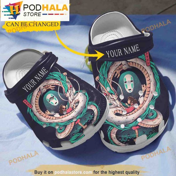 Personalized Name Spirited Away Anime 3D Crocs