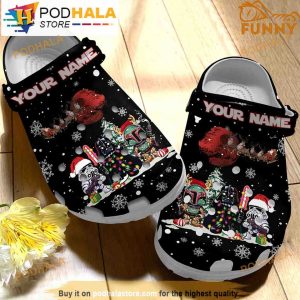 Personalized Name Star Wars Christmas 3D Crocs