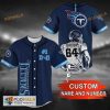 Personalized Name Tennessee Titans NFL 3D Baseball Jersey