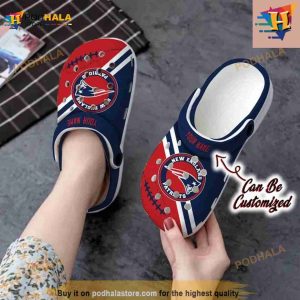 Personalized New England Patriots Football Team Rugby Crocs Clog Shoes 2
