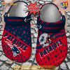 Personalized New England Patriots Polka Dots Colors Crocs Clog Shoes