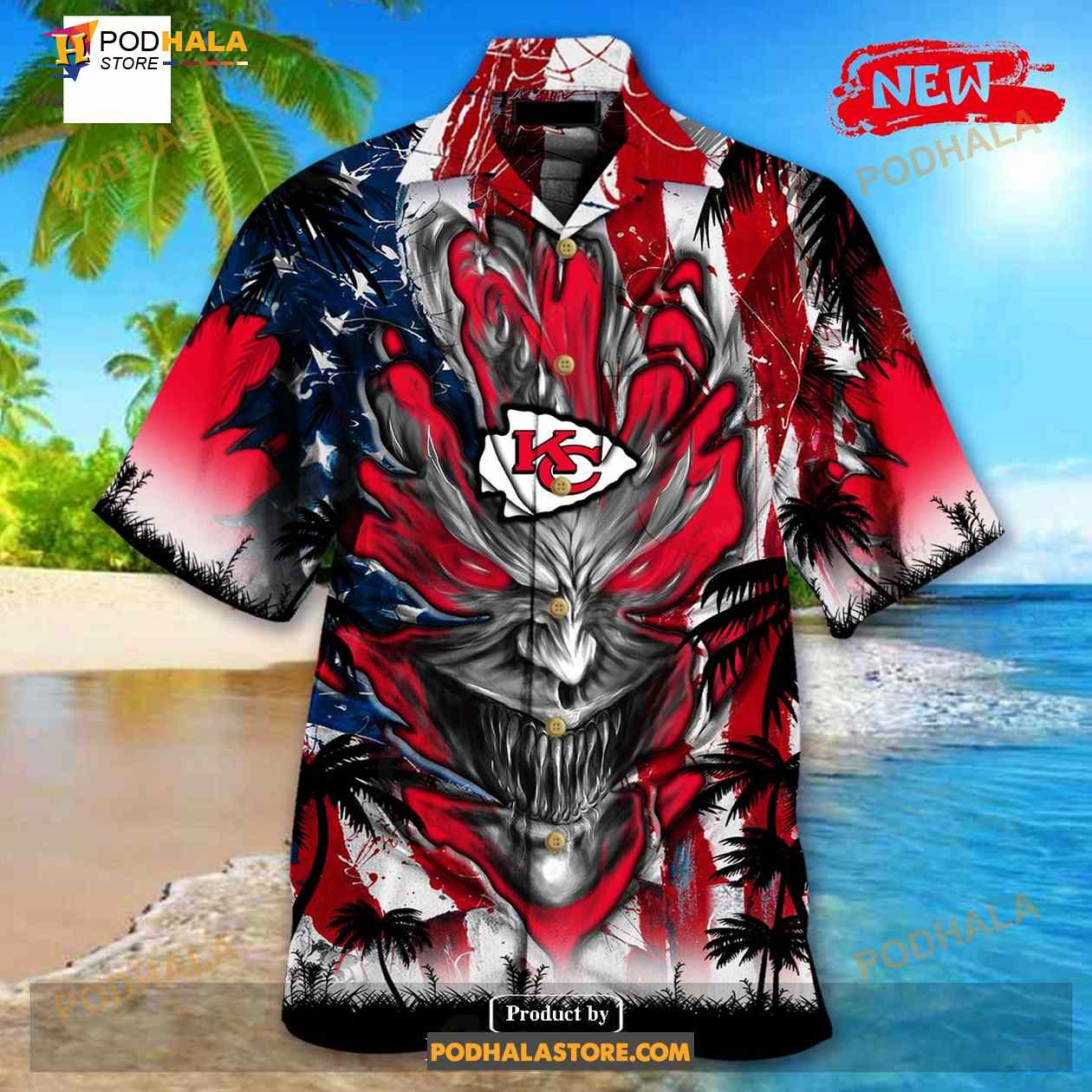 Personalized Name NFL Hawaiian Shirt, NFL New York Giants Special