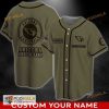 Personalized Number Name Arizona Cardinals NFL 3D Baseball Jersey