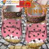Personalized Nurse Life Heart Glitter Leopard 3D Crocs