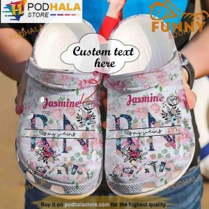 Personalized Nurse Rn Flower 3D Crocs Classic Clog