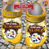 Personalized Pittsburgh Steelers Super Bowl Lii Clogs Shoes