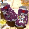 Personalized Scrubs For Nurses And Unicorn Purple 3D Crocs