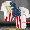 Personalized US Flag Guinness 3D Baseball Jersey
