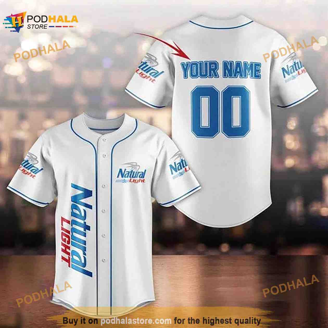 Personalized Name Bud Light Usa Eagle Unisex 3D Baseball Jersey - Bring  Your Ideas, Thoughts And Imaginations Into Reality Today