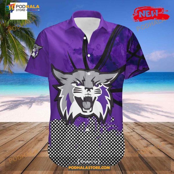 Personalized Weber State Wildcats NCAA Basketball Net Grunge Pattern Funny Hawaiian Shirt