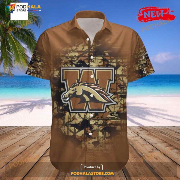 Personalized Western Michigan Broncos NCAA Camouflage Vintage Funny Hawaiian Shirt