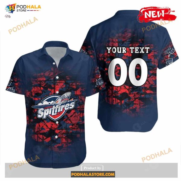 Personalized Windsor Spitfires NCAA Camouflage Vintage, CA HOCKEY Funny Hawaiian Shirt