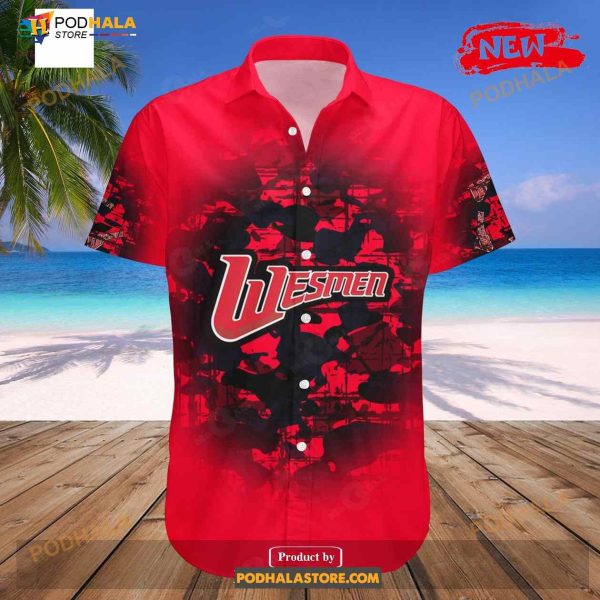 Personalized Winnipeg Wesmen NCAA Camouflage Vintage Funny Hawaiian Shirt