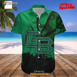 Personalized Wisconsin green Bay Phoenix Ncaa Basketball Net Grunge Pattern Funny Hawaiian Shirts 2