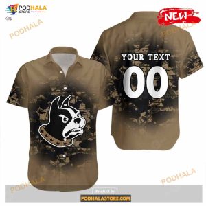 Personalized Wofford Terriers Ncaa Camouflage Vintage Funny Hawaiian Shirt 2