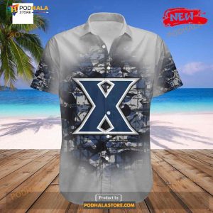 Personalized Xavier Musketeers Ncaa Camouflage Vintage Funny Hawaiian Shirt 3