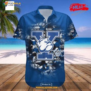 Personalized Yale Bulldogs Ncaa Camouflage Vintage Funny Hawaiian Shirt 2