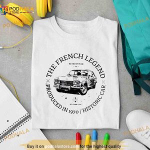 Peugeot 304 Coupe Vintage Car Shirt 2