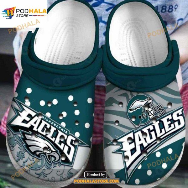 Philadelphia Eagles Crocband Crocs Clog Shoes